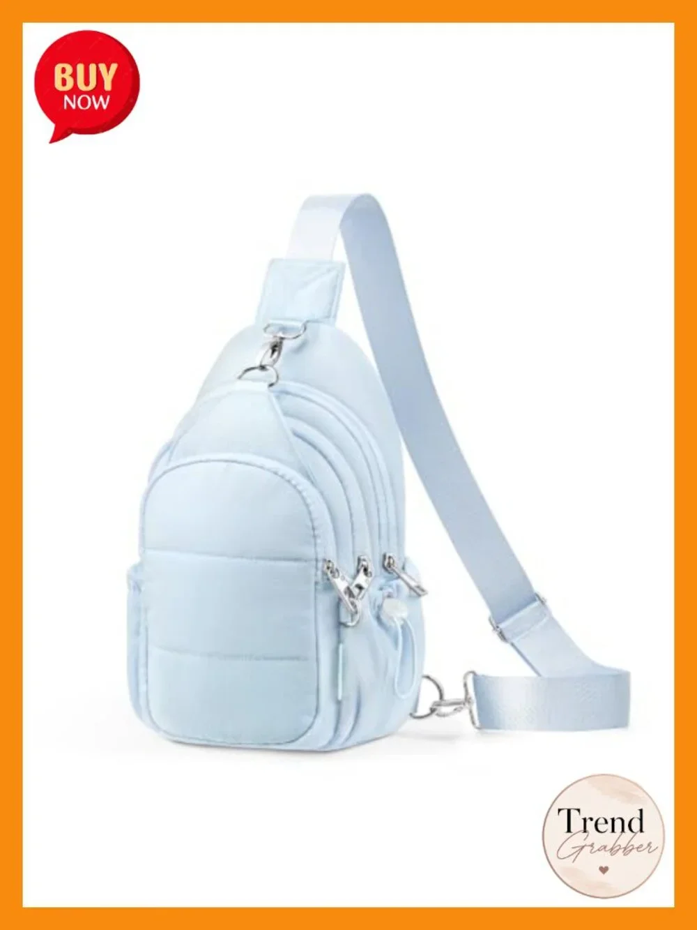 RFID Anti-Theft Crossbody Sling Bag, Water-Resistant Travel Purse with